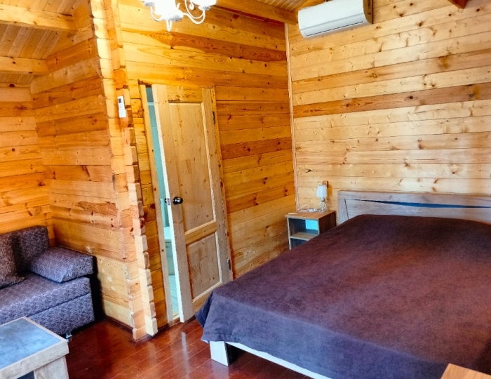 2-местное деревянный домик - Пансионат «Солнечный Летний» Холодная речка