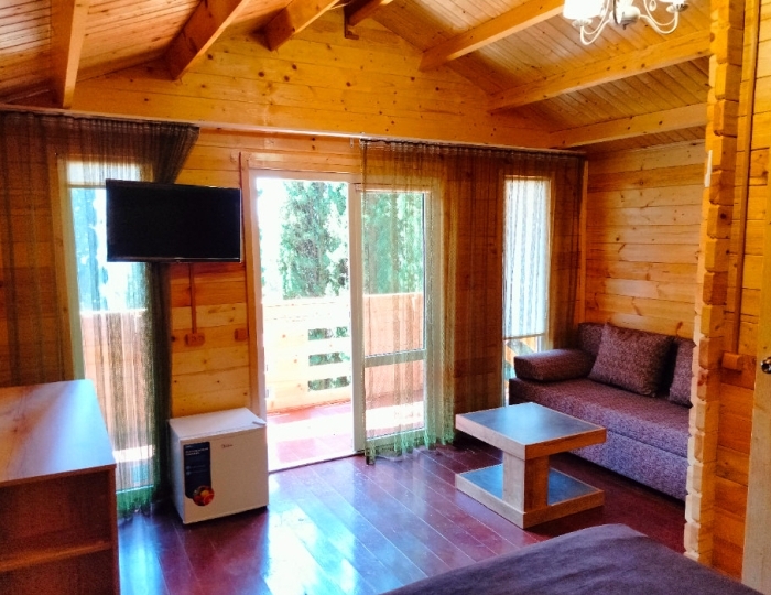 2-местное деревянный домик - Пансионат «Солнечный Летний» Холодная речка