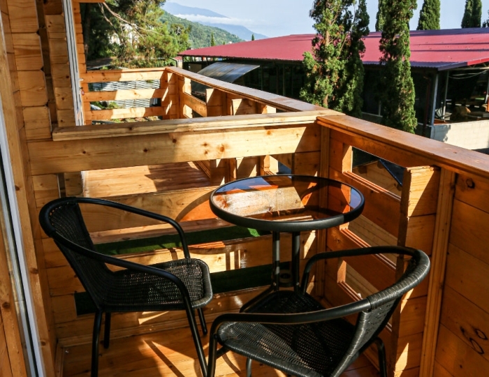 2-местное деревянный домик - Пансионат «Солнечный Летний» Холодная речка