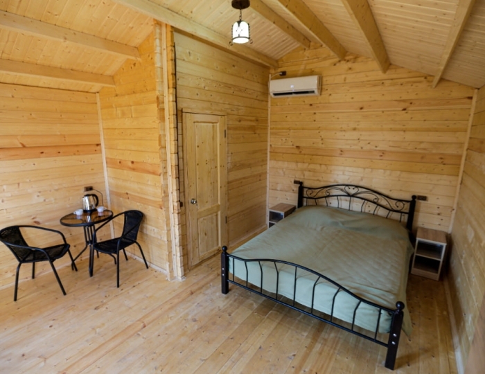 4-мест. деревянный домик - Пансионат «Солнечный Летний» Холодная речка